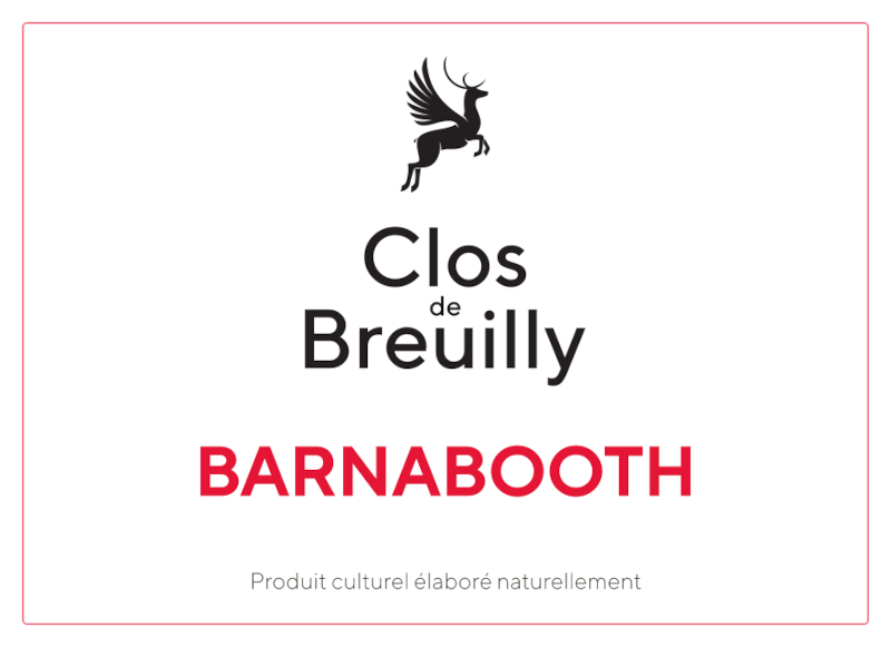 Etiquette Barnabooth rouge