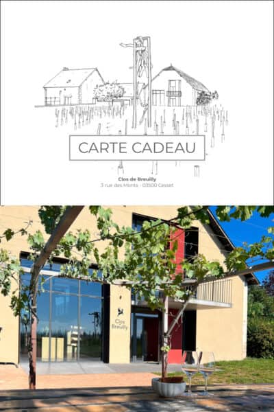 Carte cadeau - l'expérience Clos de Breuilly